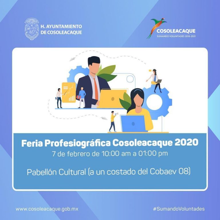 invitan a jovenes a «Feria Profesiográfica Cosoleacaque 2020».