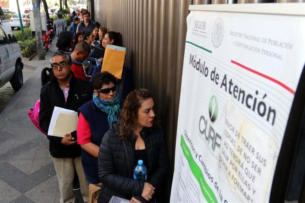 CURP se tramitará sólo en línea por contingencia (Renapo)