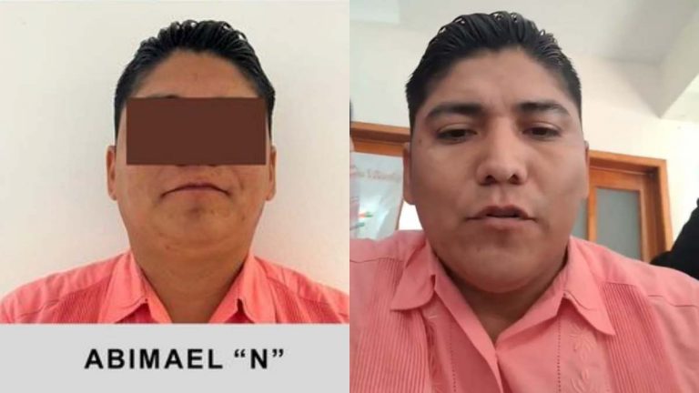 Abimael Merino fue arrestado en Xalapa. Fotos: Fiscalía y video
