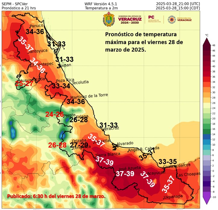 clima en veracruz el clarín veracruzano.j