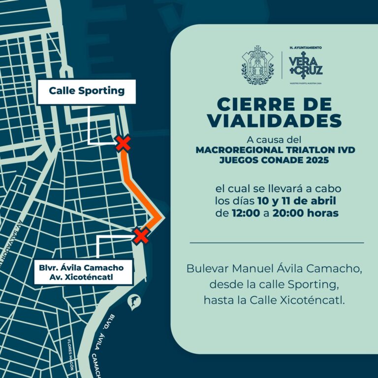 Cierre vial el clarin veracruzano