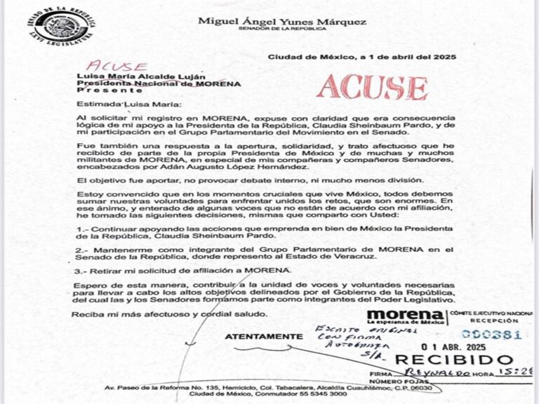ACUSE DE MYM EL CLRINVERACRUZANO