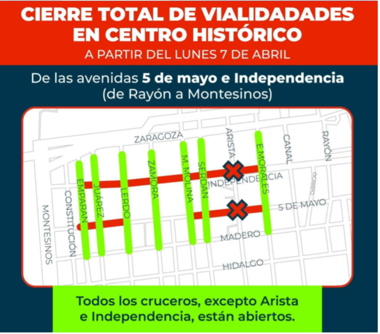 cierre de vialidades el clarin veracruzano