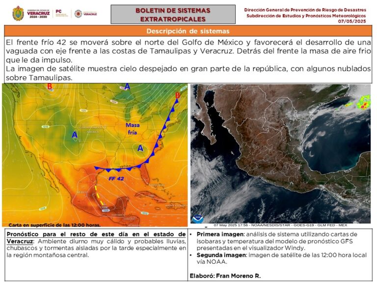 FRENTE FRIO EL CLARIN VERACRUZANO