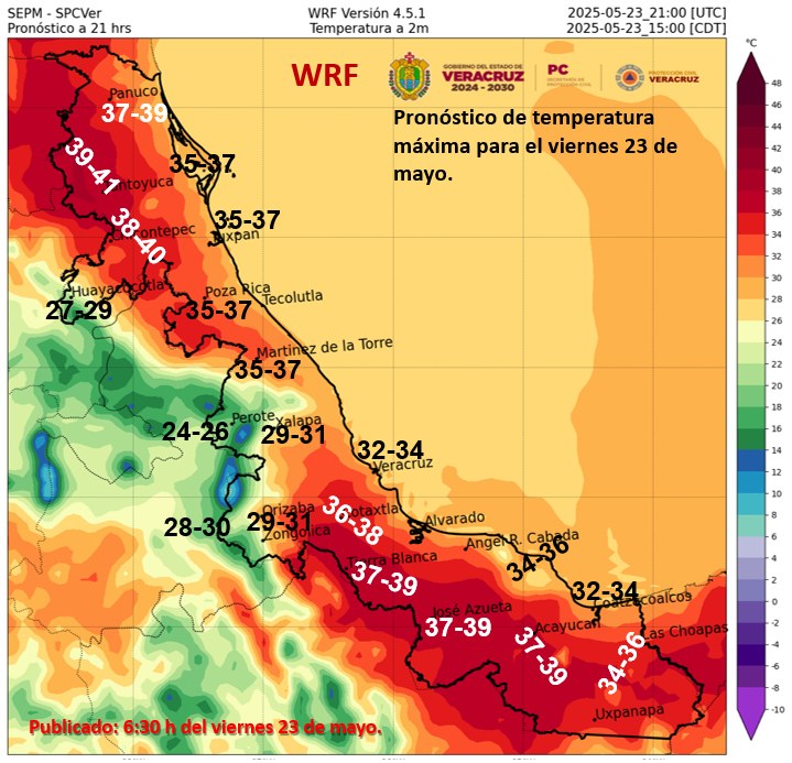 clima el clarin veracruzano